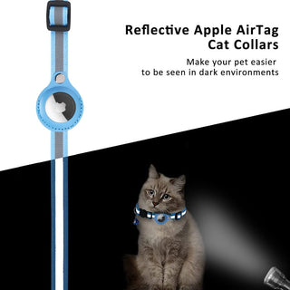 Airtag  Collar for Cats and Dogs with reflective strip