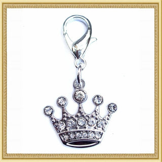 Crystal Crown Dog or Cat Charm