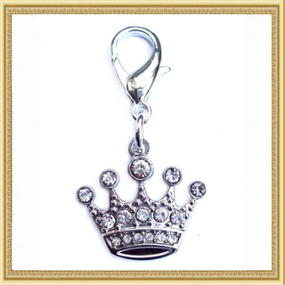 Crystal Crown Dog or Cat Charm